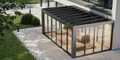 BQB Cube Terrassenüberdachung mit Glas-Eindeckung Opal