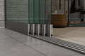 5-Schienen Glasschiebewand bis 3980 mm breit (5x 820 mm Glas)
