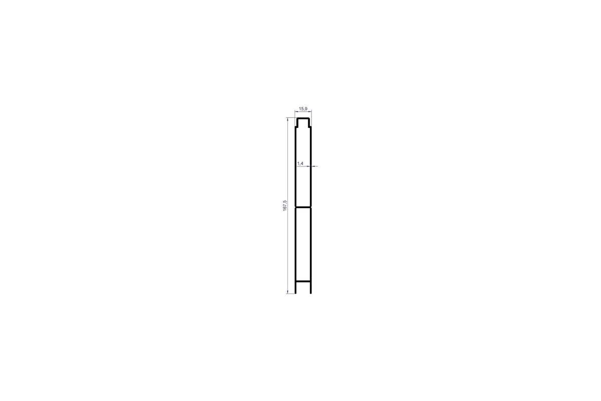 Aluminium-Rabattprofile (2316)